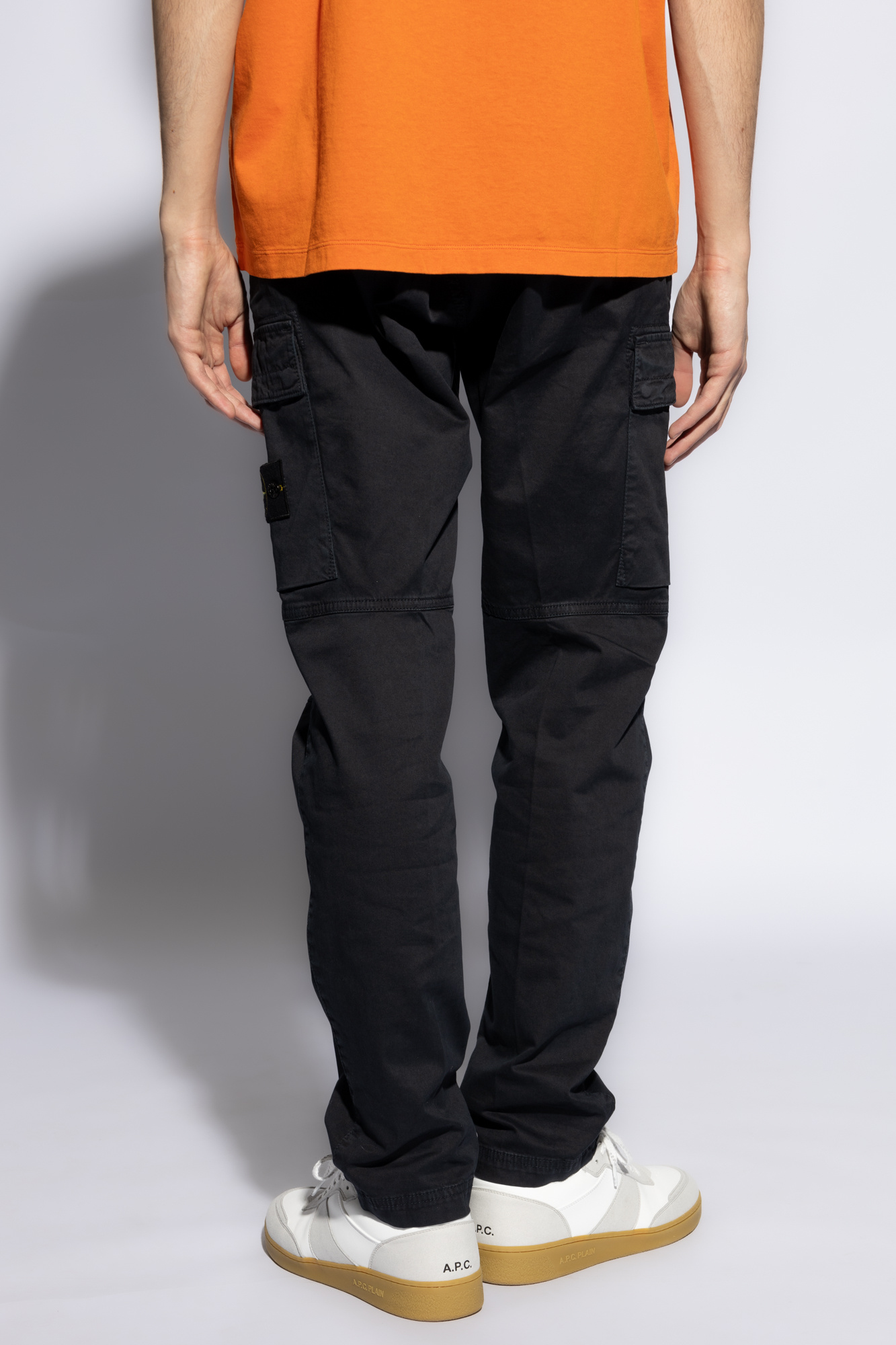 Stone island black sales combat trousers